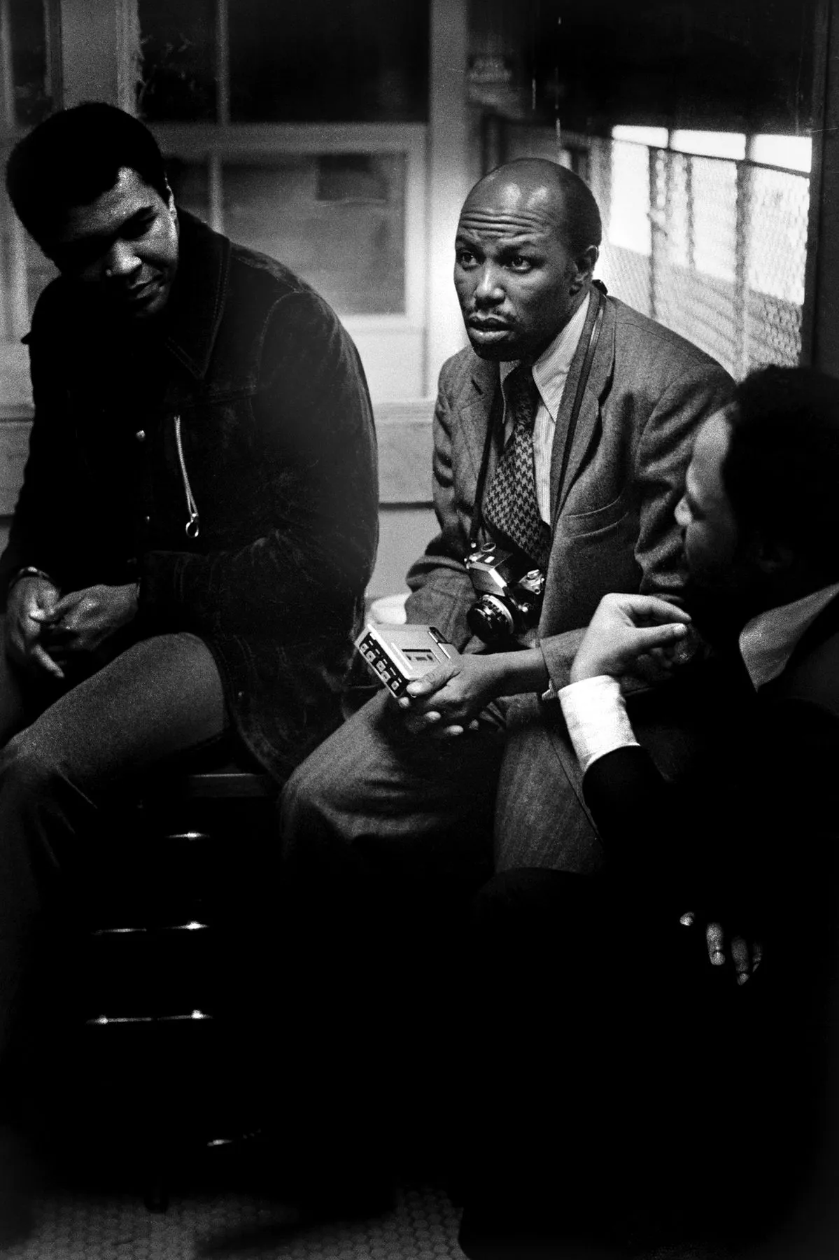 Alf Kumalo with Muhammad Ali